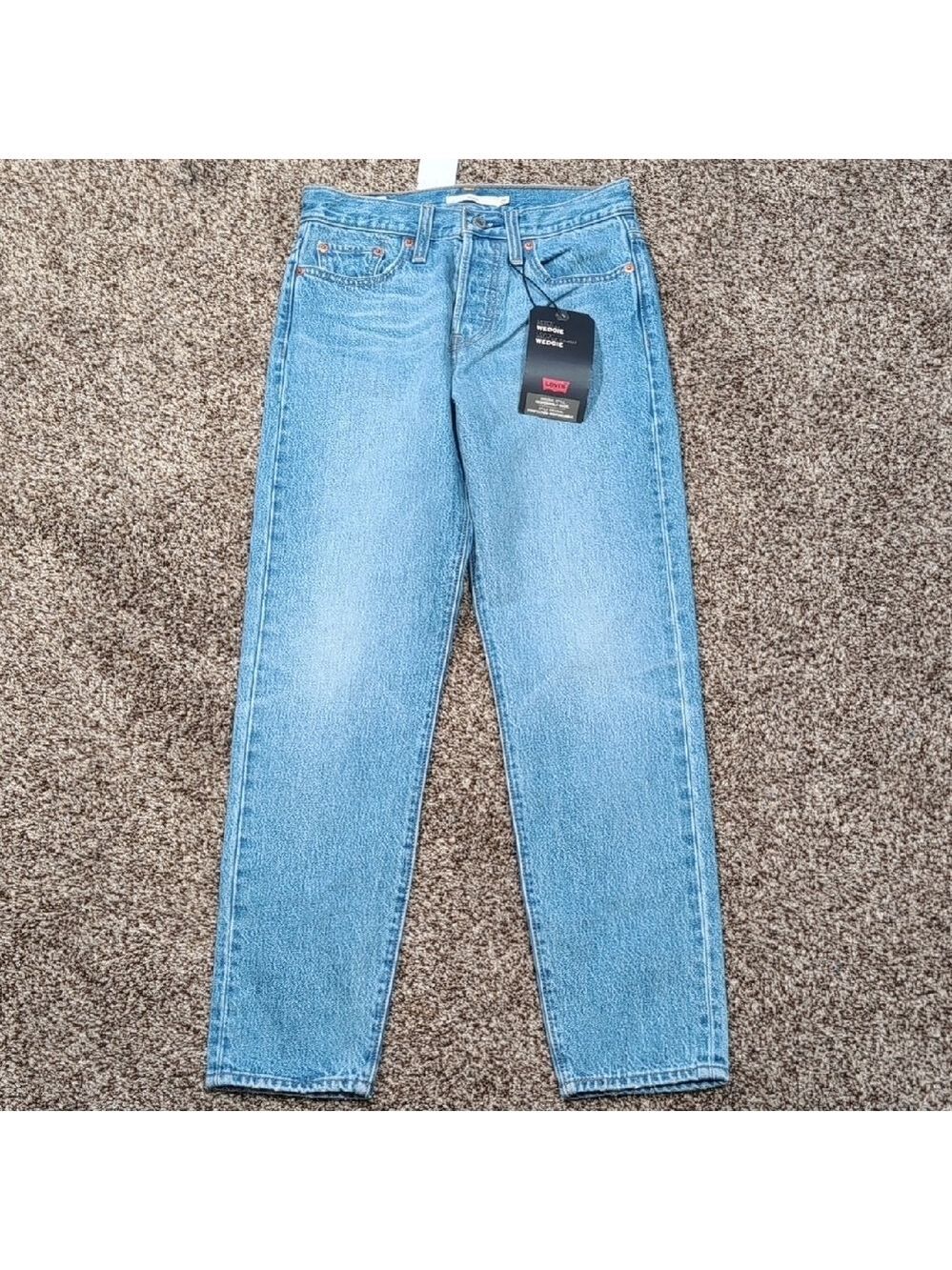 NEW Levi's Premium Wedgie Blue Denim Jeans Size 25